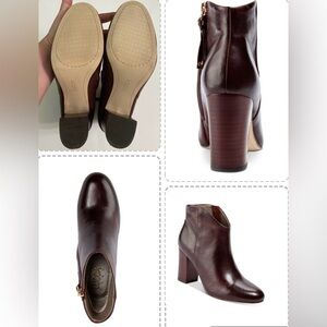 Lucca Lane Alyce Booties Burgundy/ Maroon color Women’s size 9.5M